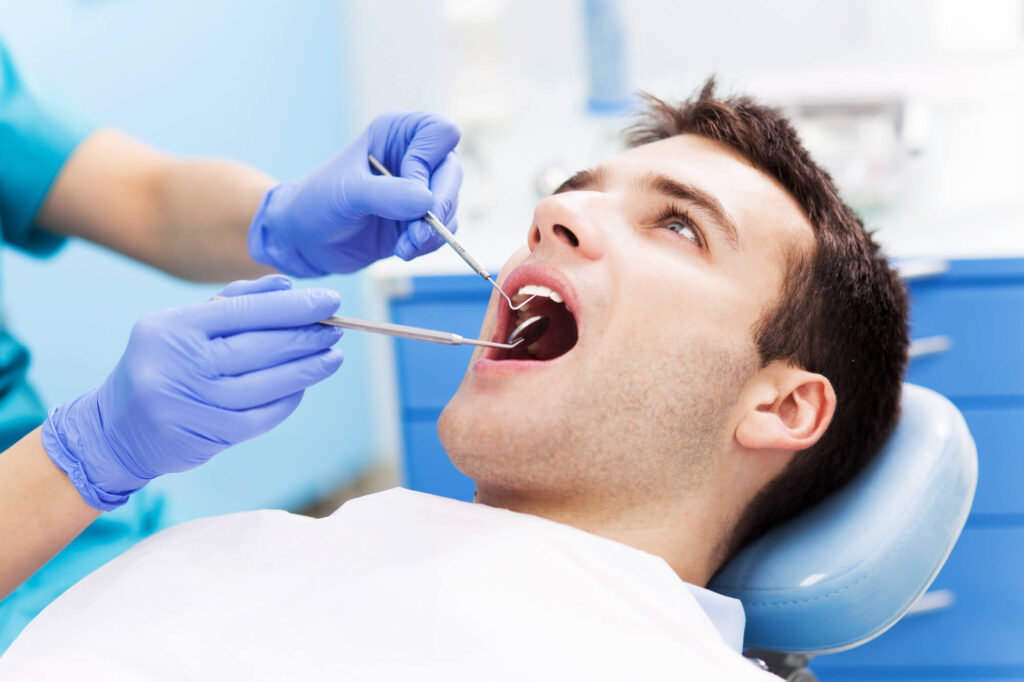 patient gets general dentistry services in Denver