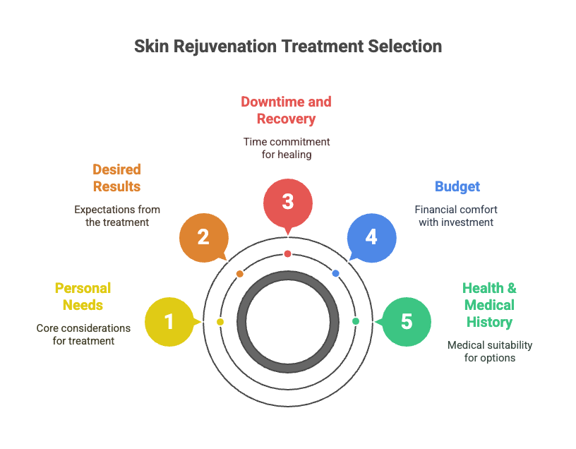 Skin Rejuvenation Treatment Selection
