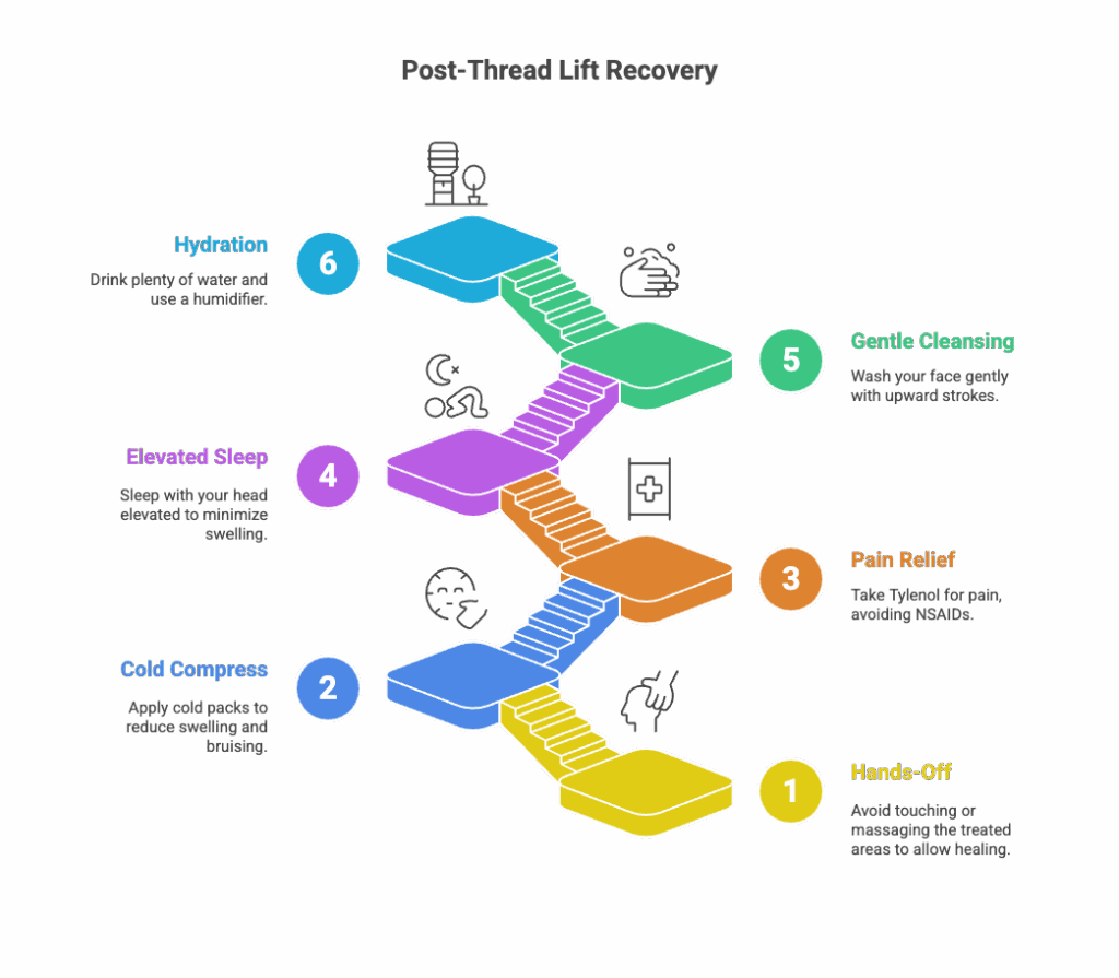 Post-Thread Lift Recovery
