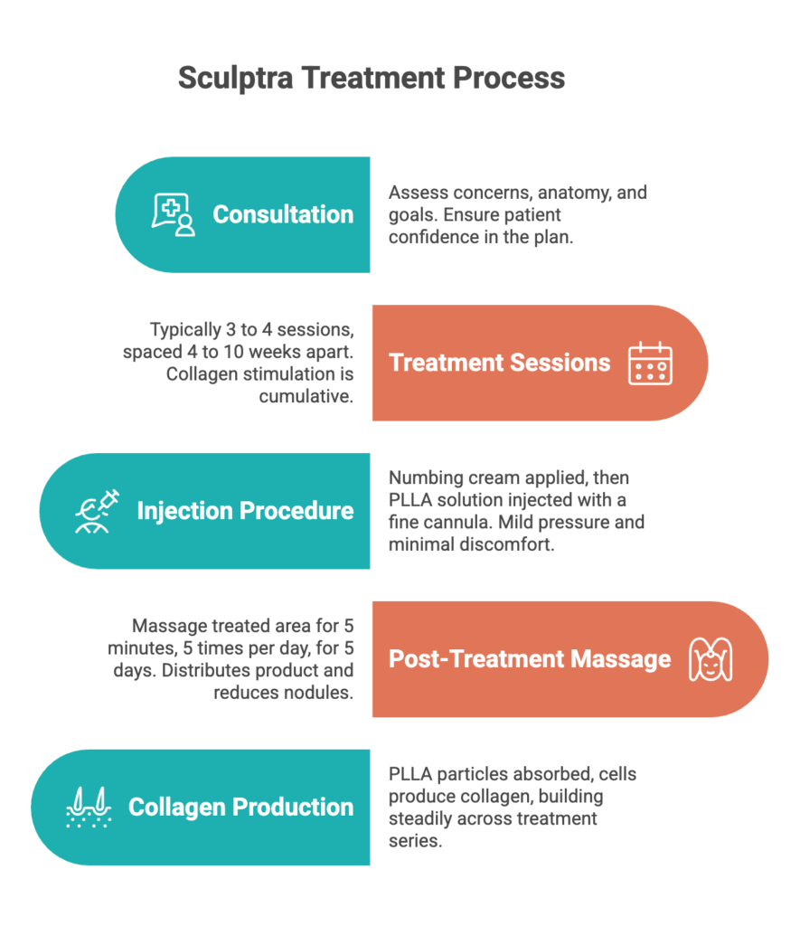 Sculptra Treatment Process
