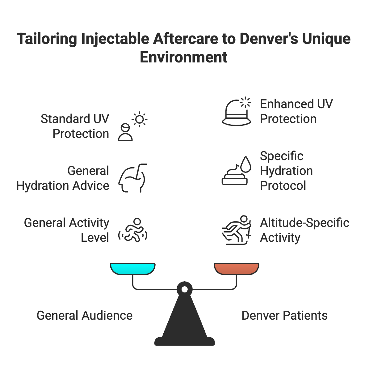 Tailoring injectable Aftercare to Denver's Unique Environment